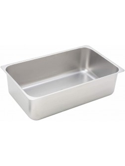 Winco 6-Inch Deep Stainless Steel Spillage Pan Full Size - BUOFPWUAN