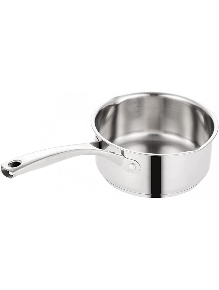 EPPMO SS304 Stainless Steel Non-Stick Sauce Pan with Lid 1.5 Quart - BSQQTG2HN