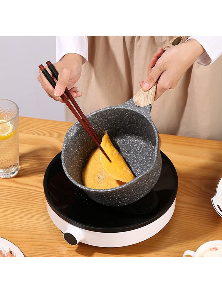 JEETEE 2.5 Quart Saucepan with Lid Nonstick Stone Coating Sauce Pan Milk Pan for Cooking Inudction Pot - B2X7VA0EC