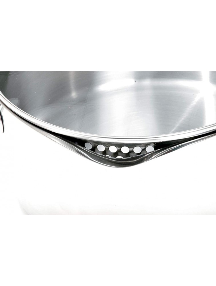 Norpro KRONA 1.5 Quart Vented Sauce Pan with Straining Lid Stainless Steel - BWVE82HFN