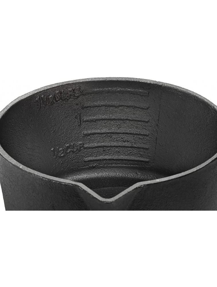Outset Q173 Cast Iron Sauce Pot with Brush 1 EA Black - BHBW1S8XN