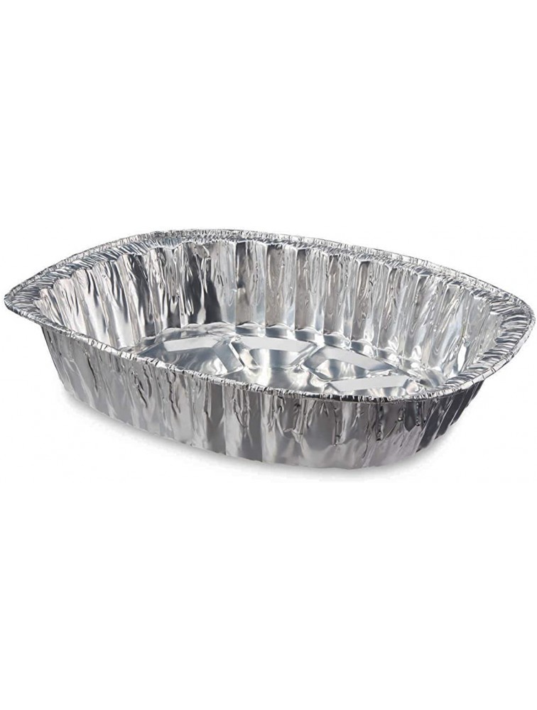 Aluminium Foil pans Large Disposable Aluminium Foil Roasting Baking Pan Broiling Food Storage & More Great for thaksgiving roast turkey 45.5 cm x 36.5 cm x 8.6cm 18 Long x 14 Wide x 3.35 Deep - BMJTT0QXX
