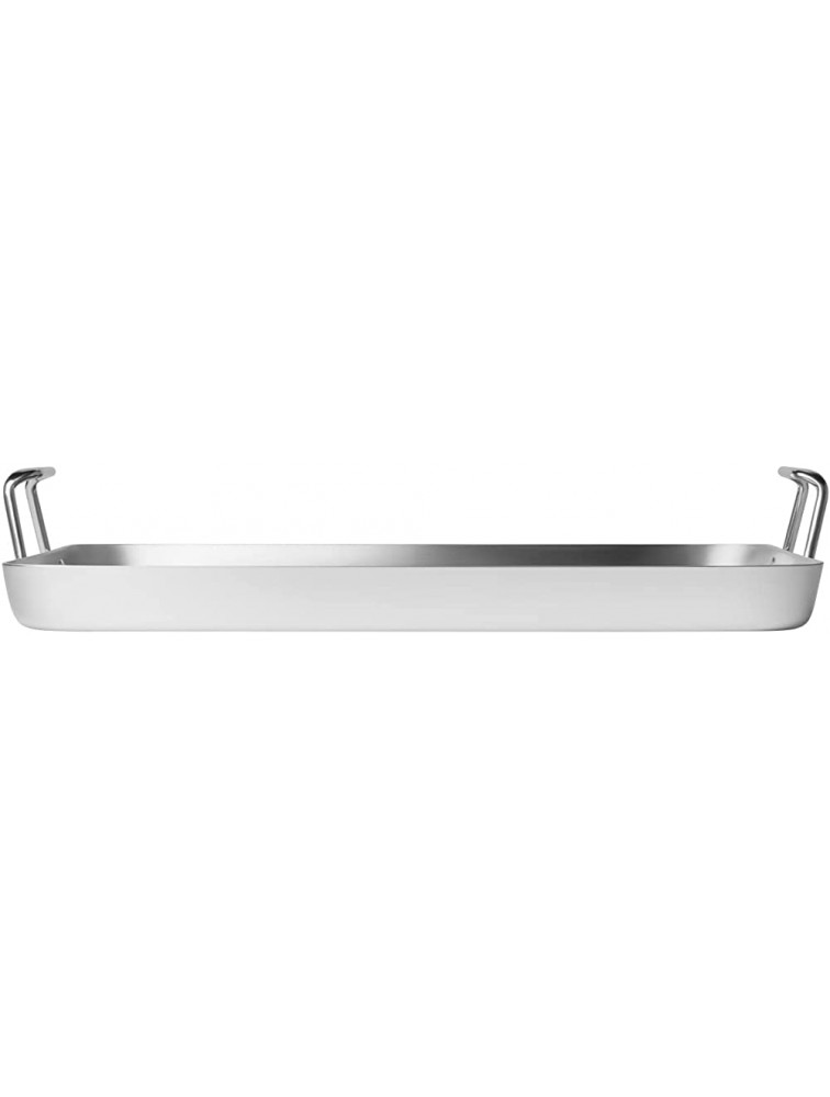 Misen Stainless Steel Roasting Pan with Handles 5-Ply Steel Roaster Pan Roasting and Baking Pan - BOHECOHBU