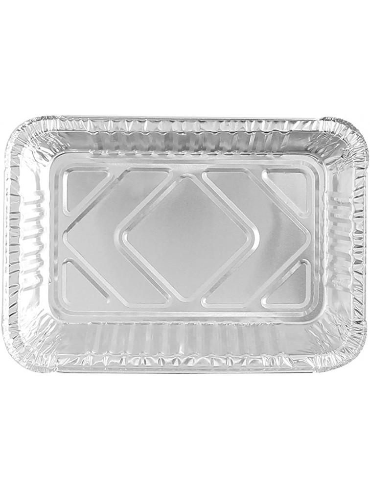 PARTY BARGAINS Aluminum Foil Pans Container 50 Pack 9” x 6” x 2” Premium Quality & Durable Steam Table Pan for Cooking Baking Roasting & Broiling Excellent for Takeouts Meal Prepping - BYQE2OCW0