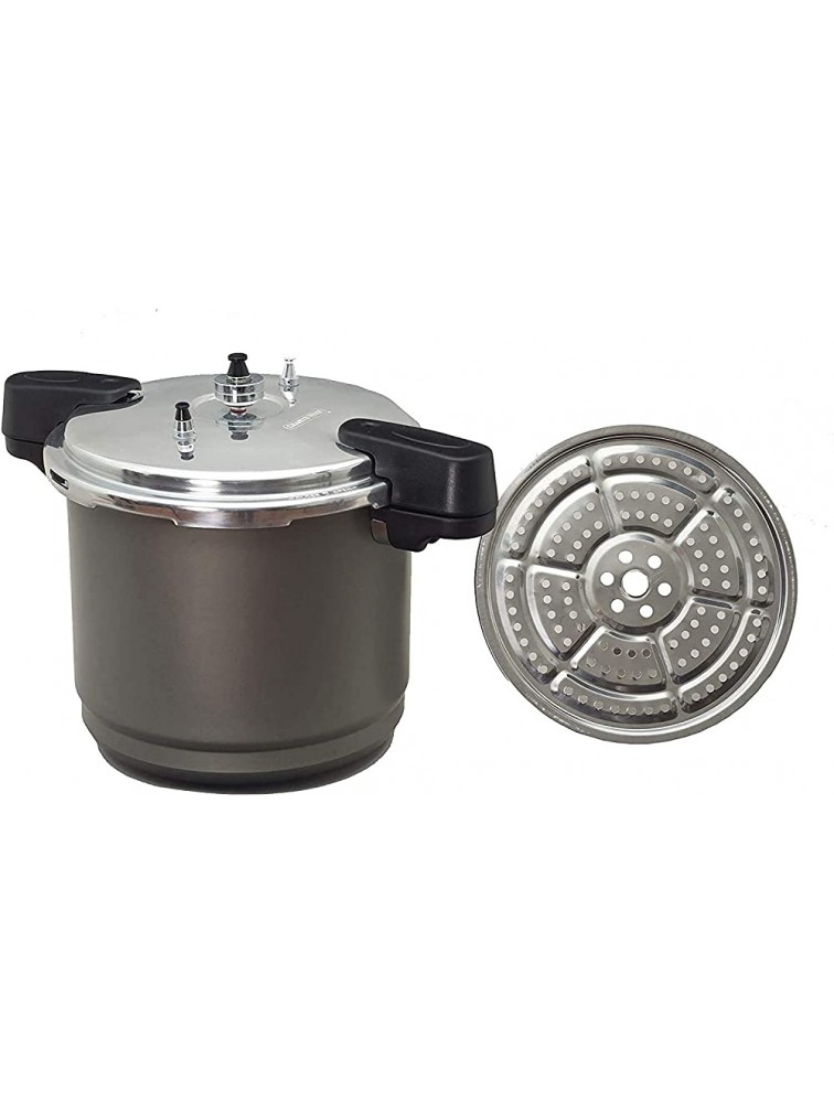 Granite Ware F0732-2 Pressure Canner and Cooker Steamer 12-Quart Black by Granite Ware - BPMRFJOSM