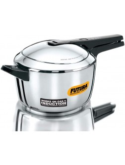 Hawkins-Futura F-56 Futura Induction Compatible Pressure Cooker 5.5-Liter Stainless Steel - BAWMSAWPS
