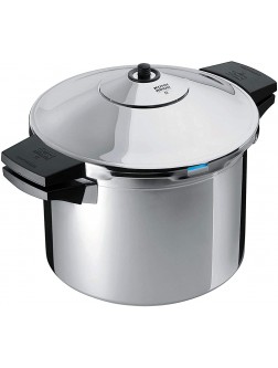 Kuhn Rikon DUROMATIC® Pressure Cooker 8.75” 6.3 qt family of 4 with side handles to save space - BGUVLEZMW