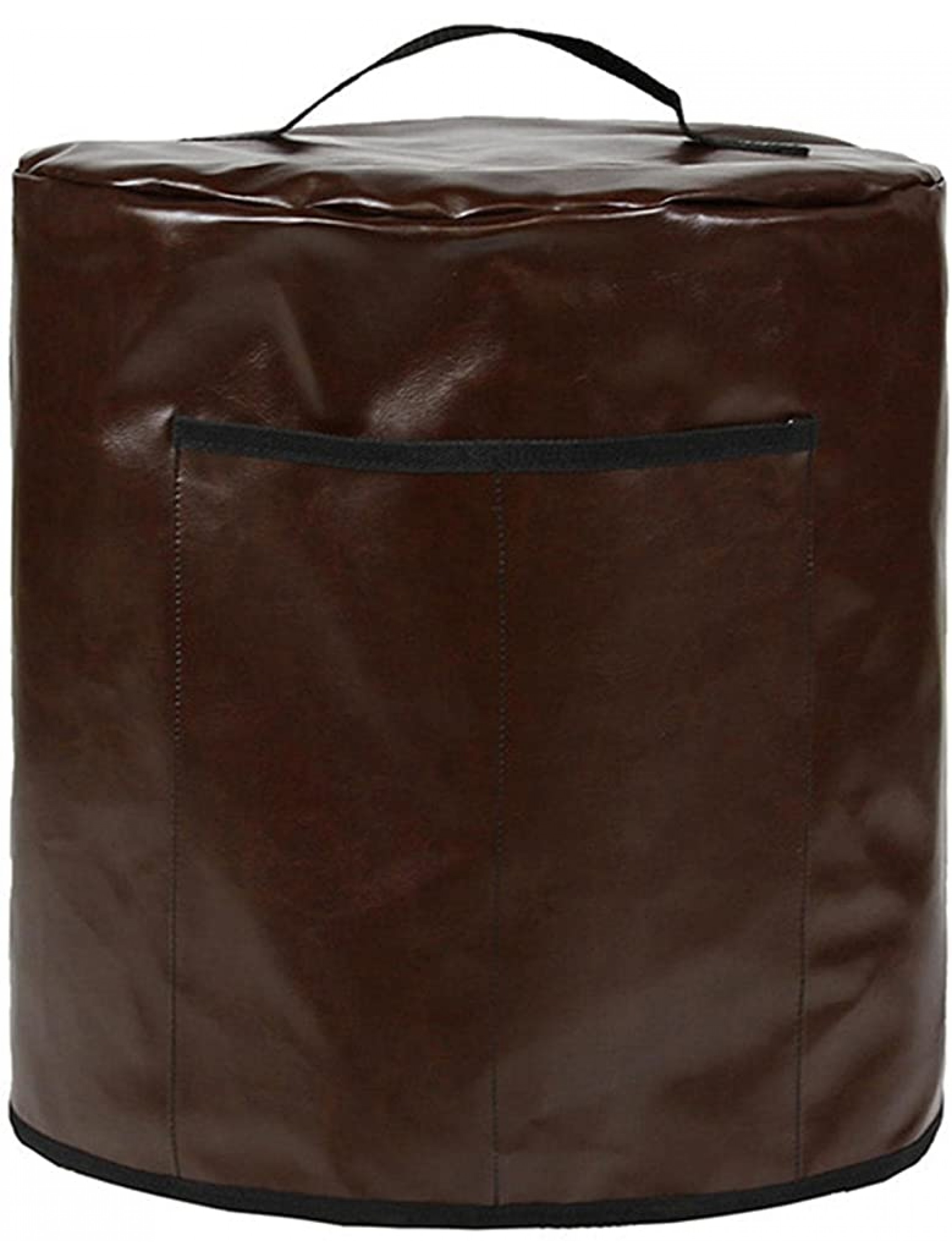 Pressure Cooker Dust Cover Pressure Cooker Cover Rice Cooker Cover with Top Handle and Pockets for for 8QT Instant Pot Rice Cooker,Wipeable Lining Artificial Leather Dust CoverBrown,14.96x15.24 - BV5A3QQRK