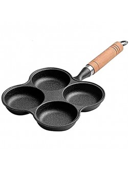 AIPING 6-hole Omelet Pan Fit For Burger Eggs Ham PanCake Maker Frying Pans Creative Non-stick Wok No Oil-smoke Breakfast Grill Cooking Pot Saucepans Color : A - B1Q3R3T26