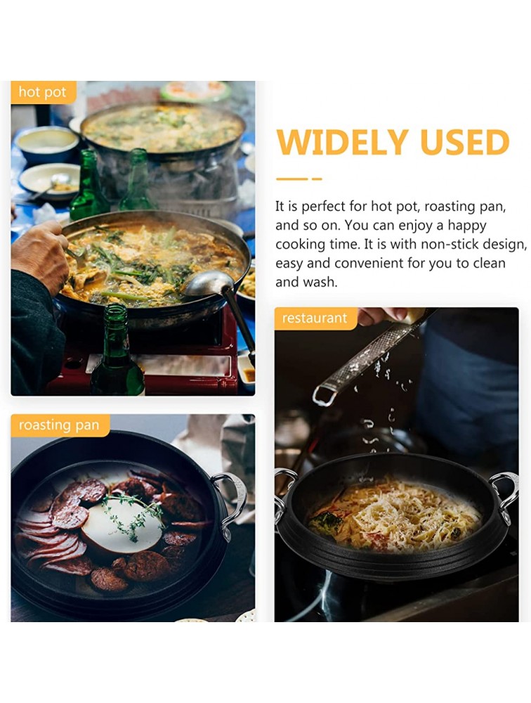 Aluminium Alloy Omelet Frying Pan: Nonstick Egg Frying Pot Korean Style Hot Pot BBQ Grill Pan Cooking Tool for Home Kitchen - BZD0II0V2