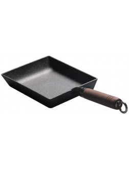 HGGDKDG Tools Heat Resistant Frying Pan Cast Iron Omelette Kitchen Tamagoyaki Japanese Style Mini Thickened No Coating Color : A Size : 36.5 * 15.5 * 3cm - BM2IA8NZD
