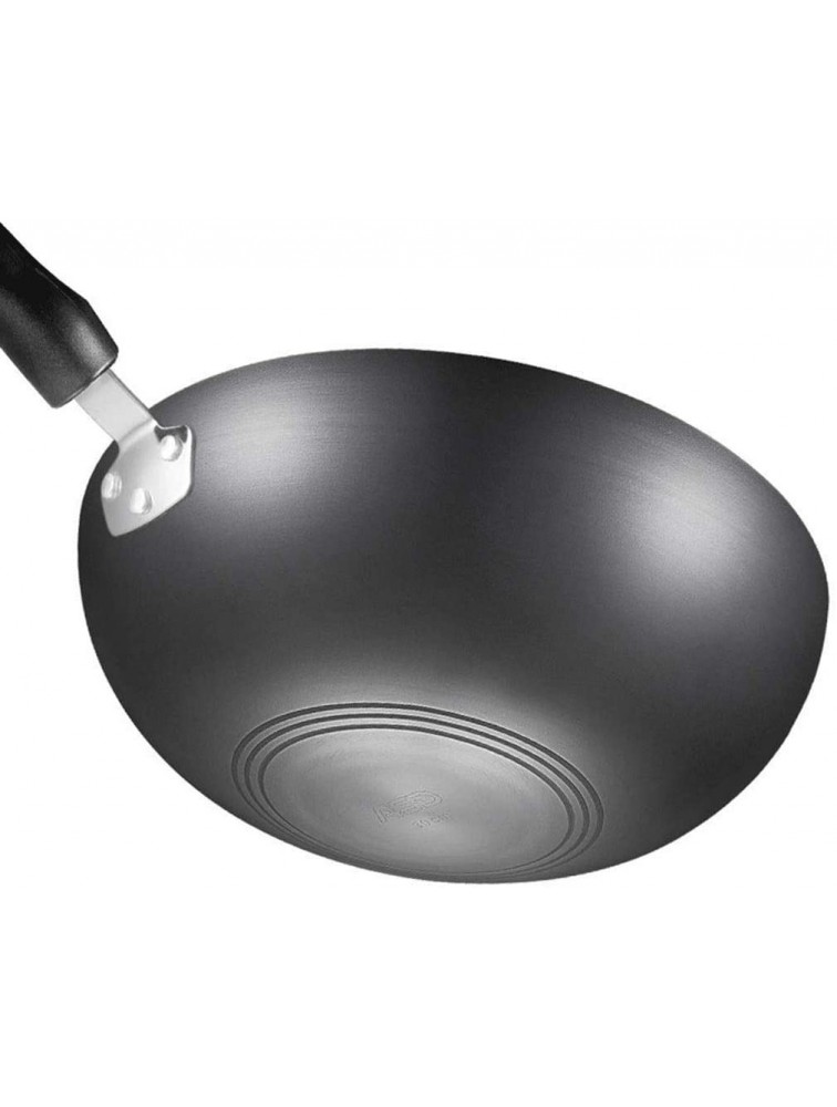 JAHH Wok Nonstick Woks and Stir Fry Pans with Lid Frying Basket Steam Rack Nonstick Copper Wok Pan with Lid - BGZJ1MKS1