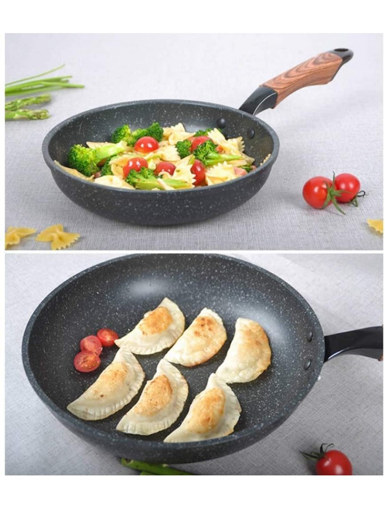 LMZZ Nonstick Frying Pan Coating Bottom No Oil Smoke Breakfast Grill Pan Cooking Pot Use for Gas - BQOBTJ6PC