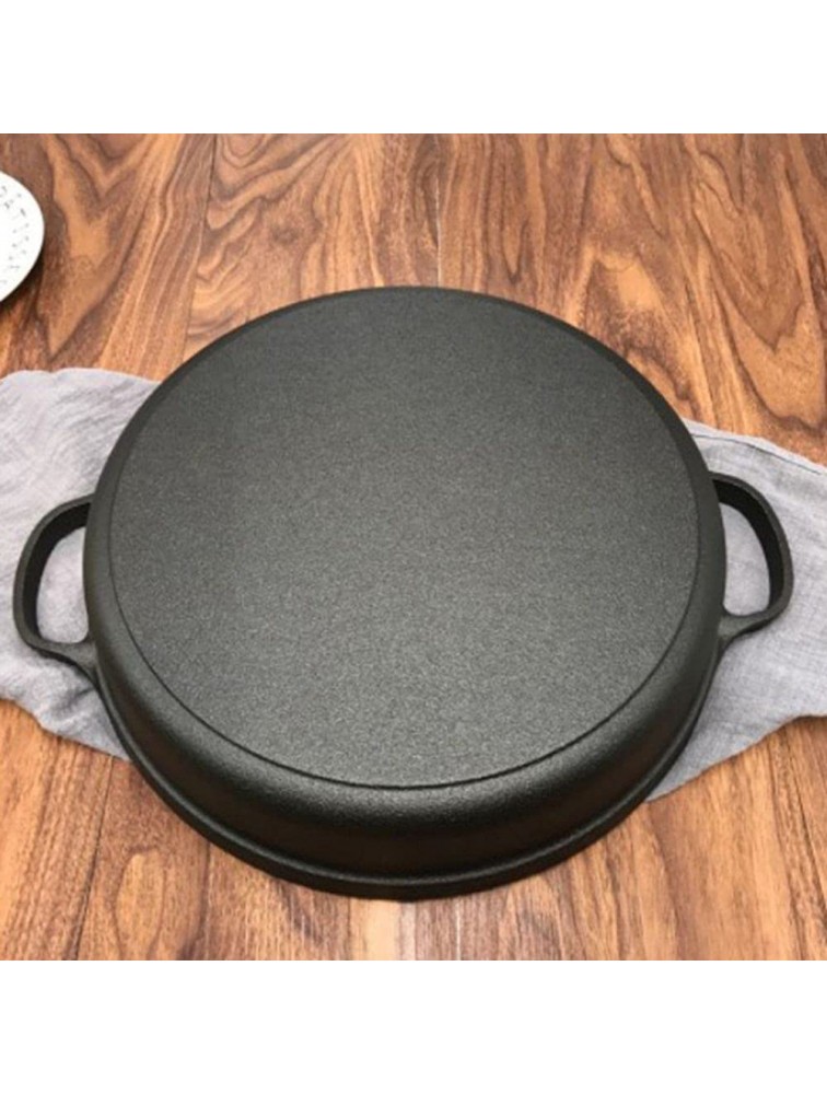 LUOHUO Cast Iron Wok,Dual Loop Handle Frying Pan Japanese Wok and Chinese Woks Uncoated Griddle Pancake Cooking Pot25cm - BRYQQK5R5