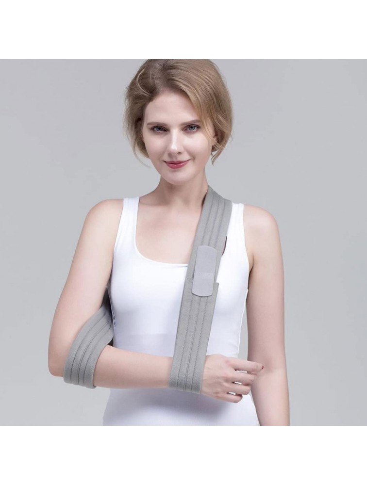 LysiMuus Arm Sling Breathable Shoulder Sling Rotator Cuff Support for Men & Women Adjustable Lightweight Immobilizer Arm Slings for Shoulder Injury Broken Elbow Wrist Fractures and Dislocation - BFG7PLT4Y