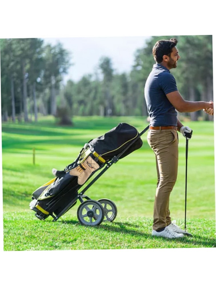 LysiMuus Golf Ball Storage Bag Portable Golf Ball Bag Dont Touch My Ball Funny Clasp Snap Prank Golf Bag Golf Club Golf Sack Bag for Golf Accessories Yellow No Balls Spikes - BOL2Q3X54