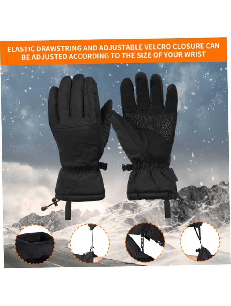 LysiMuus Winter Gloves for Men Women Winter Touch Screen Water Repellent Gloves Windproof Full Finger Thermal Warm Gloves for Outdoor - B7S59INLY