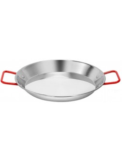 pot Stainless Steel Paella Pan Seafood Frying Pot Non-stick Frying Pot Kitchen Fried Chicken Fruit Plate Cooking Tool Size : 25vm - B1LPV3H66