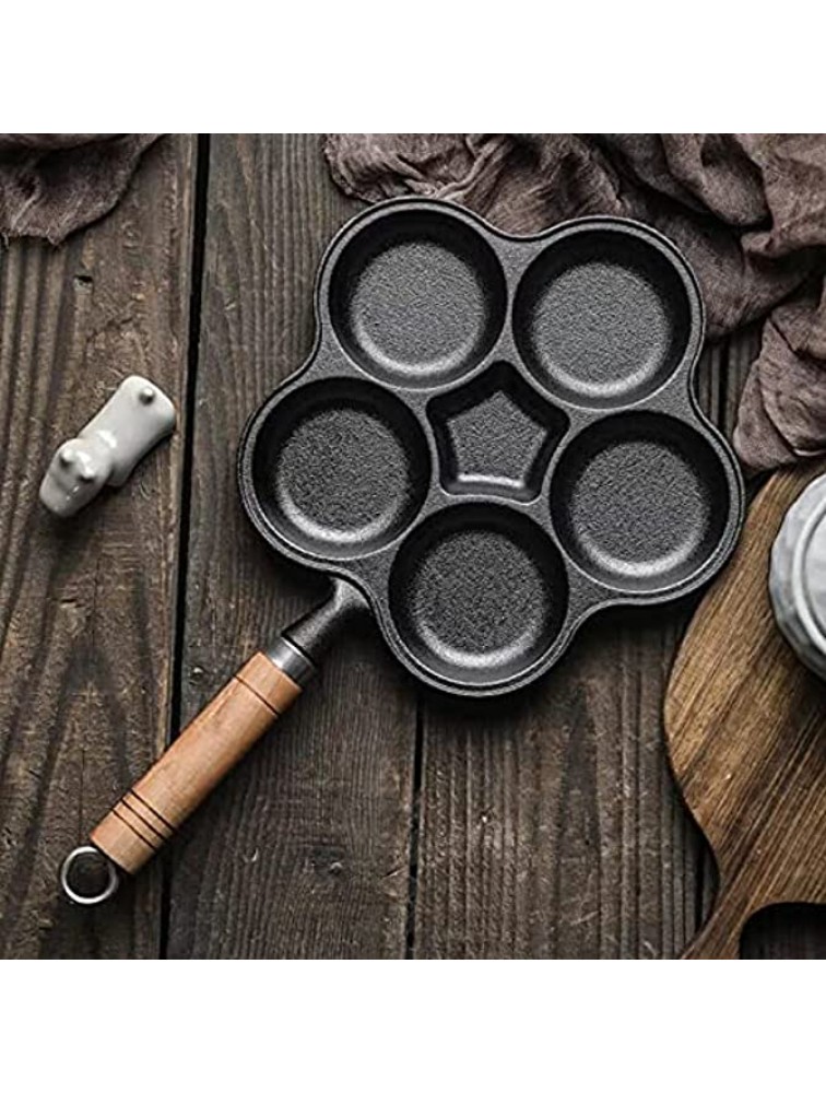 Pots&Pans 6-hole Omelet Pan Fit For Burger Eggs Ham PanCake Maker Frying Pans Creative Non-stick Wok No Oil-smoke Breakfast Grill Cooking Pot Home & Kitchen Color : A - BOL8T424A
