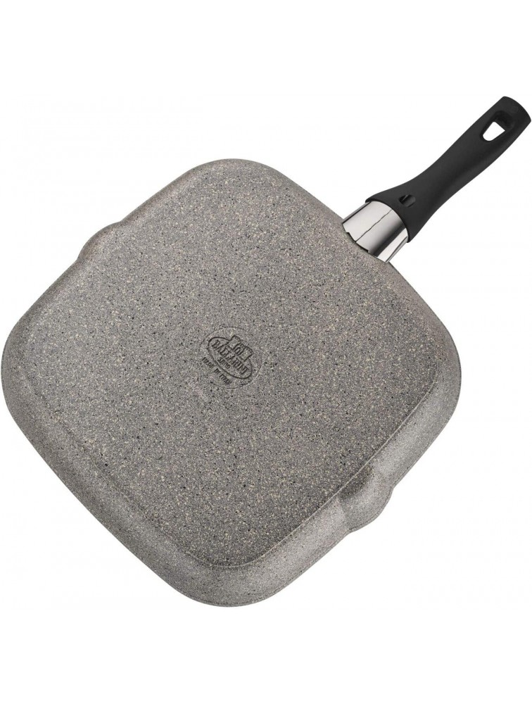 Ballarini Parma Forged Aluminum 11-inch Nonstick Grill Pan Made in Italy - BN8A03DZS