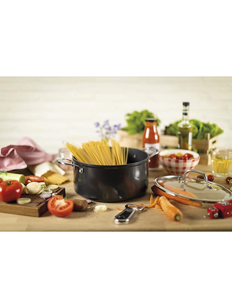 Kuhn Rikon Easy Pro Non-Stick Dutch Oven with Glass Lid 5 litre 24 cm - BW12GY47E