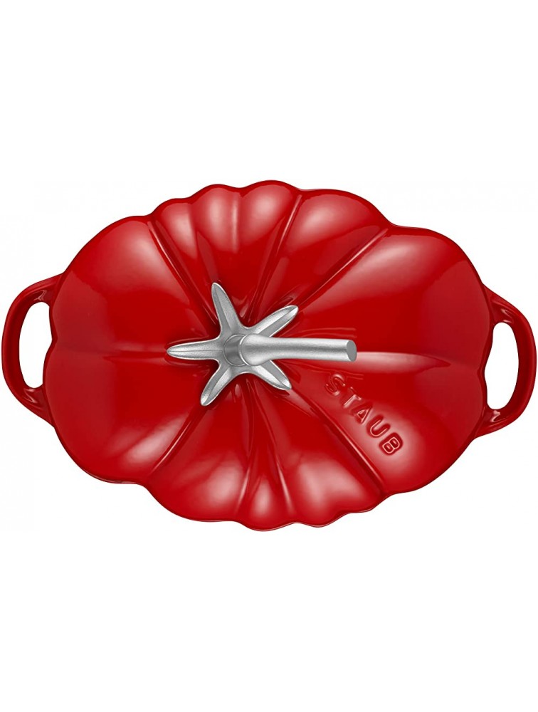 Staub Cast Iron 3-qt Tomato Cocotte Cherry Made in France - B88AUU6KN
