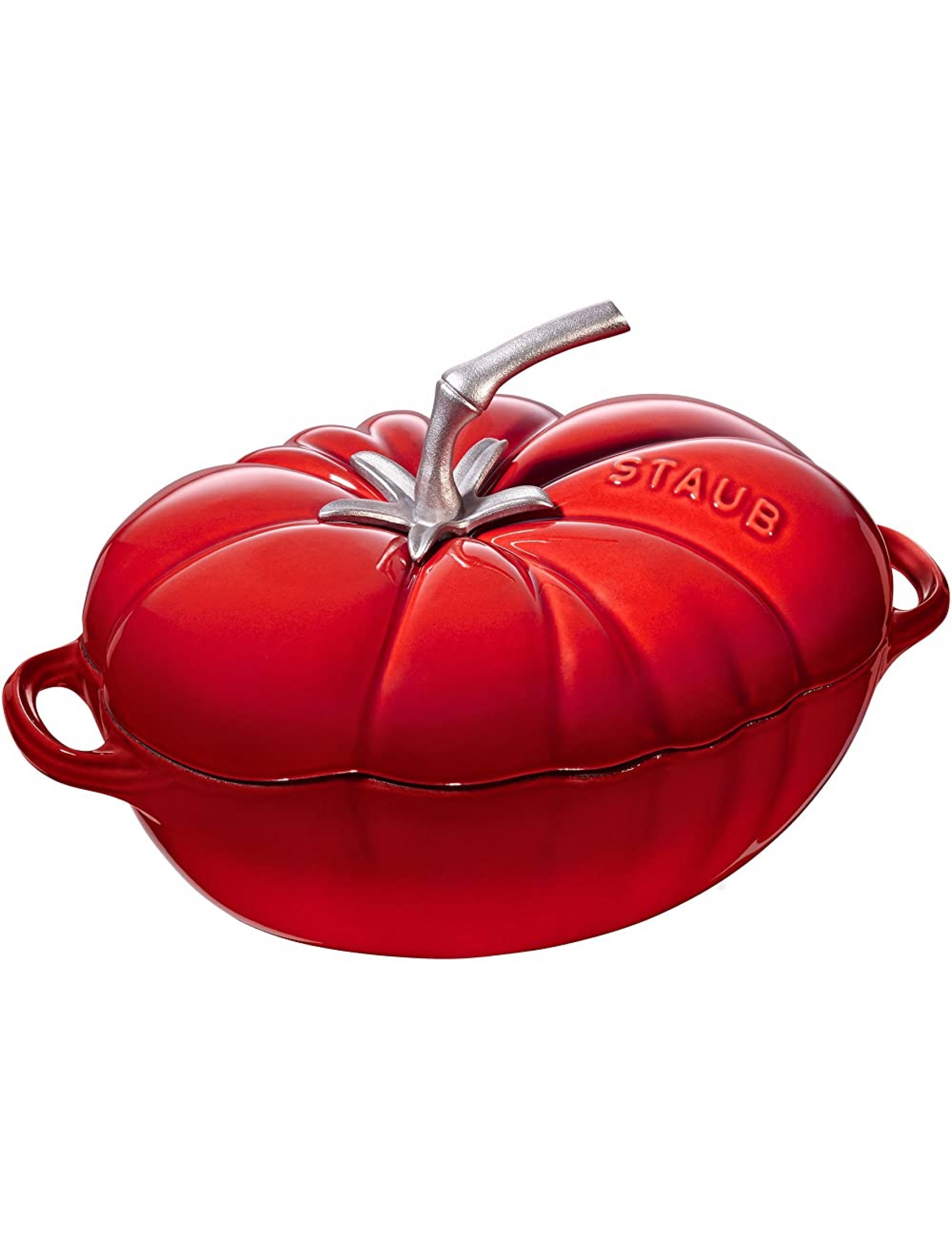 Staub Cast Iron 3-qt Tomato Cocotte Cherry Made in France - B88AUU6KN