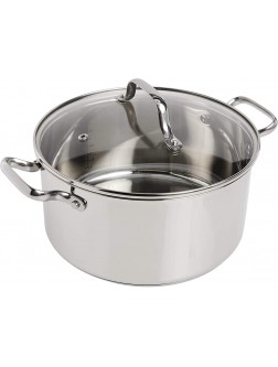 T-fal E75846 Performa Stainless Steel Dishwasher Safe Induction Compatible Dutch Oven Cookware 5.5-Quart Silver - BLR425S8Y