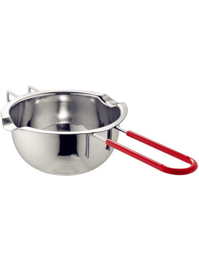 600Ml Stainless Steel Double Boiler with Heat Resistant Handle for Melting Butter Chocolate Cheese Caramel - B4DVXDLQR