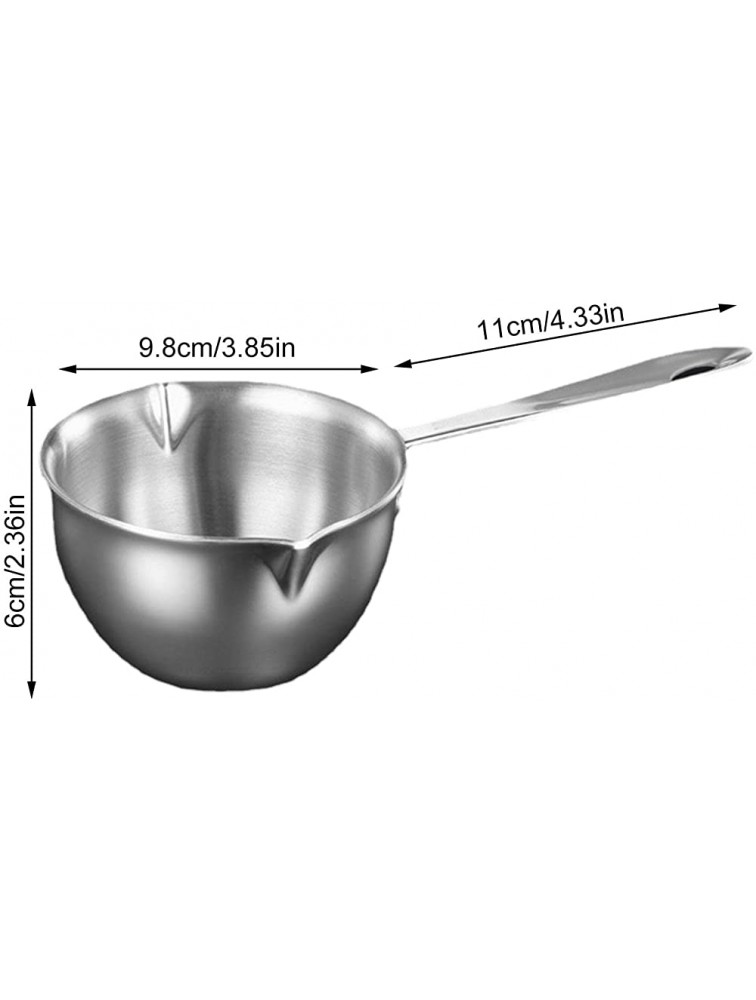 Double Boiler Pot Stainless Steel Chocolate Melt Pot with Heat Resistant Handle for Melting Chocolate Candy Candle Soap Wax | Practical Home Kitchen Cooking Tools Gadgets Riastvy - BGM6B1ST6