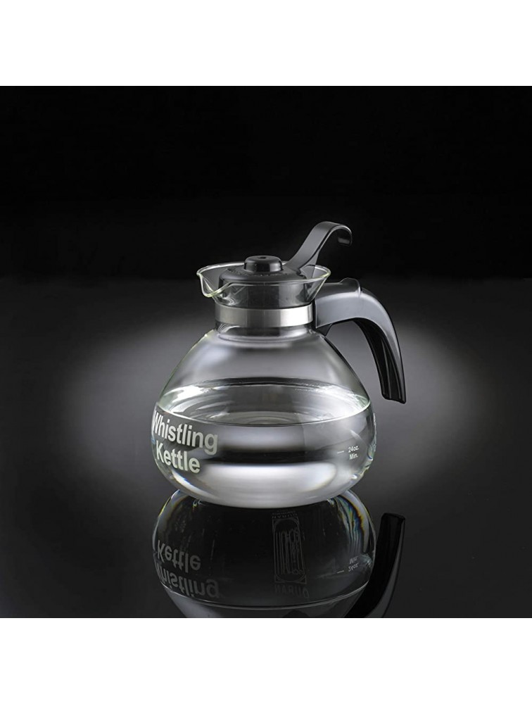 Medelco 12-Cup Glass Stovetop Whistling Kettle 1 - BEH255XU1