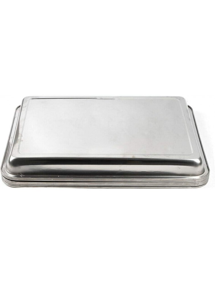 508x304x50.8mm 6-Pack Full-Size 2-Inch Deep Stainless Steel Steam Pot Deep Large-Capacity Stainless Steam Table Pans Anti-clog Steam Pan Use for Banquets Baking Hotel Buffet Pans Etc 508x304x50.8mm - BOQQXINOV