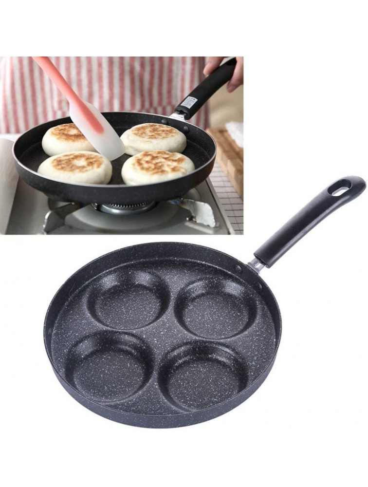 Aluminum Alloy Multifunction Non-Stick Frying Pan 4 Units Frying Pan Pots Pot Egg Pancake Steak for Gas Cooker - B1EPB36LA