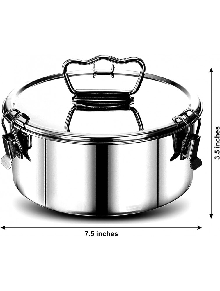 Ctzrzyt Steel Flan with Lid and Easy Lift Handle Accessories for 6 8 Qt Baking 2-Qt Cake Pan - BPBQ115Q6
