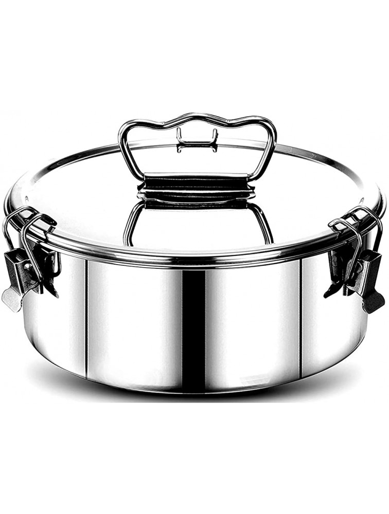 Ctzrzyt Steel Flan with Lid and Easy Lift Handle Accessories for 6 8 Qt Baking 2-Qt Cake Pan - BPBQ115Q6