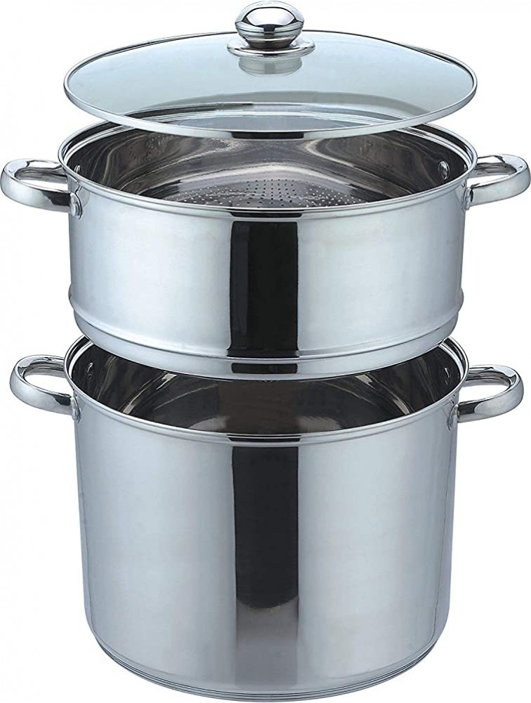 Kamberg Couscous Pan Stainless Steel stainless steel 12 Litres - BHZX97I1P