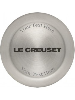 Le Creuset 2.25 Qt. Signature Braiser w Engraved Personalized Stainless Steel Knob Artichaut - B98POR4SZ