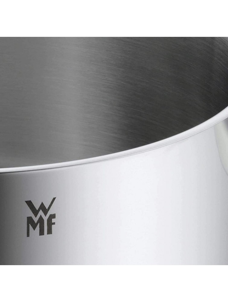 WMF milk pot Ø 14 cm approx. 1,7l pouring rim Cromargan stainless steel brushed suitable for all stove tops including induction dishwasher-safe - BEAC6S7IG