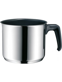 WMF Milk Pot Ø 14 cm Approx. l Pouring Rim Cromargan Stainless Steel Brushed Suitable for All Stove Tops Including Induction Dishwasher-Safe - BZGNX4SIE