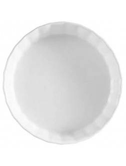 C.A.C Bakeware Collection Round Quiche Dish 5.5 Oz. 5"W X 5"L X 1"H Stoneware,Porcelain,Pack of 24 - BYVQ85N34