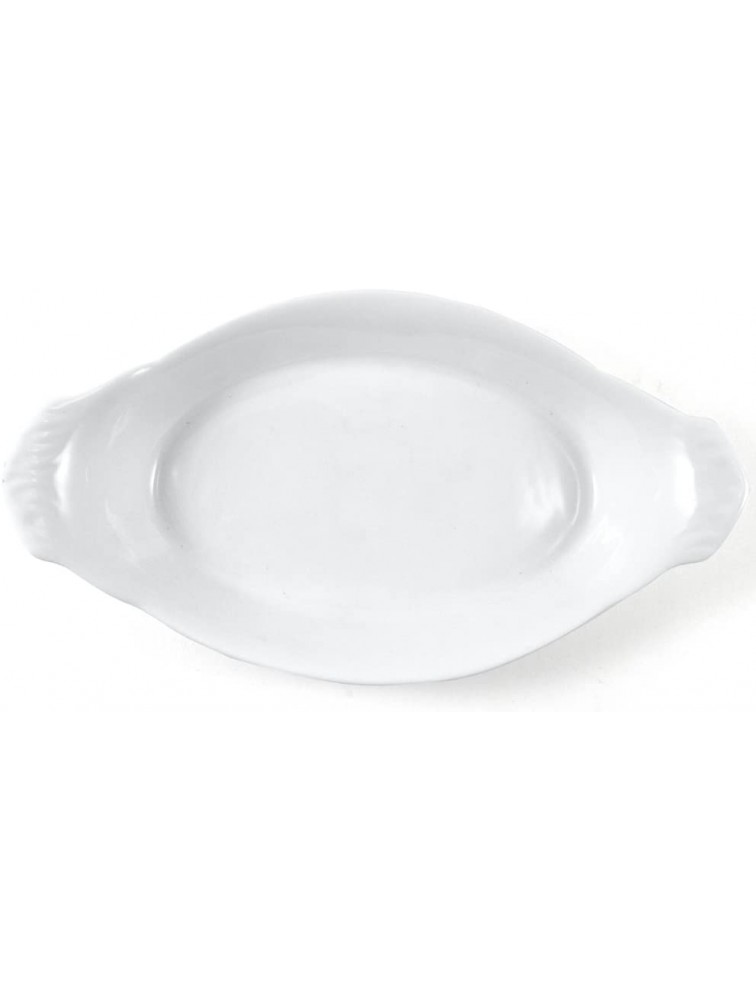 Omniware White Porcelain Au Gratin Dish 9 Inch - B48UP73FE