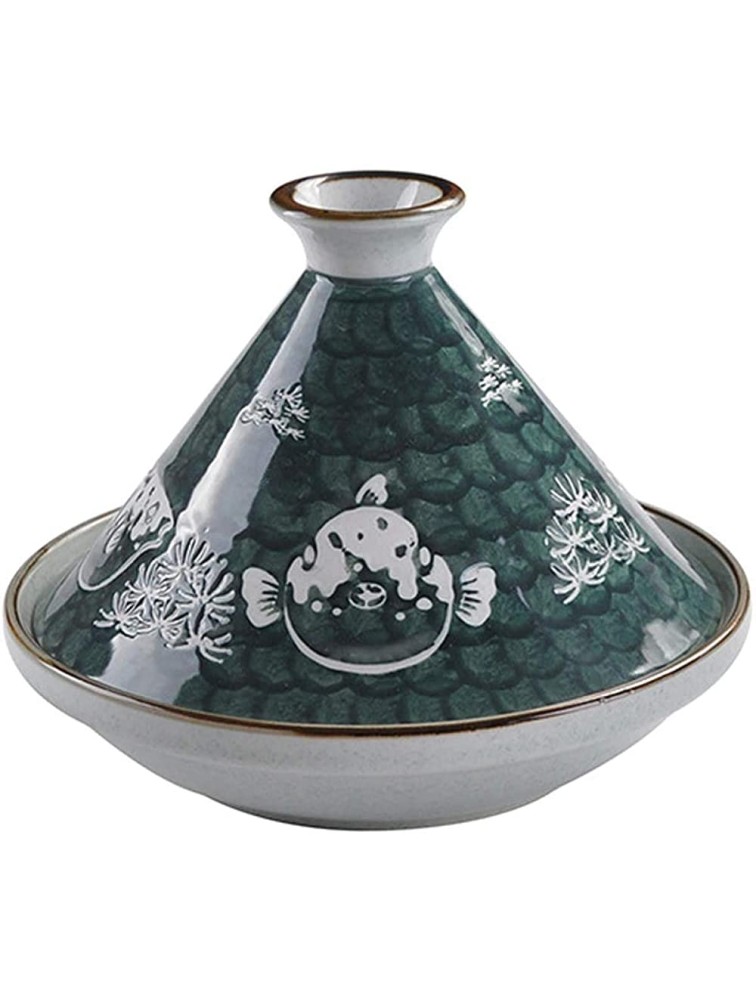 Chinese pottery -Cooker Pot 20.3cm Tagine Pot|Ceramic Casserole Without Lead Cooking Healthy Food|for Different Cooking Styles and Temperature Settings Color : C - BYK6H3ZNS