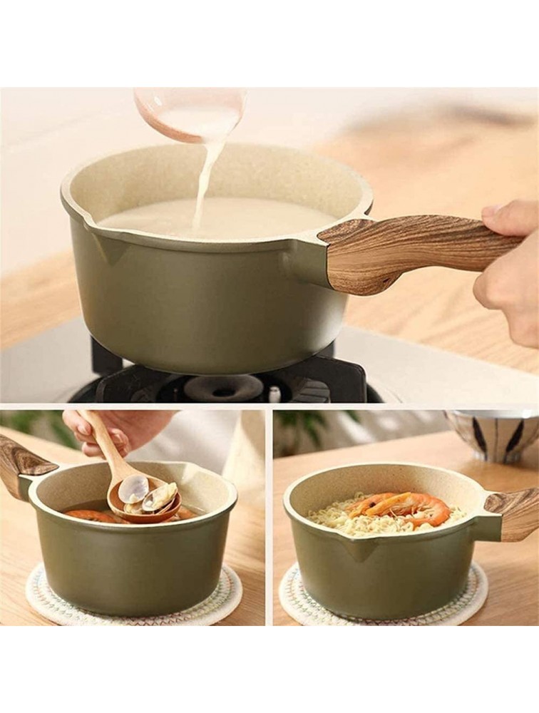 Cooking Pot Casseroles Toughened Glass Lid Milk Pan Oven Safe Suitable for Home Kitchen Restaurant - BRFKUK5PY