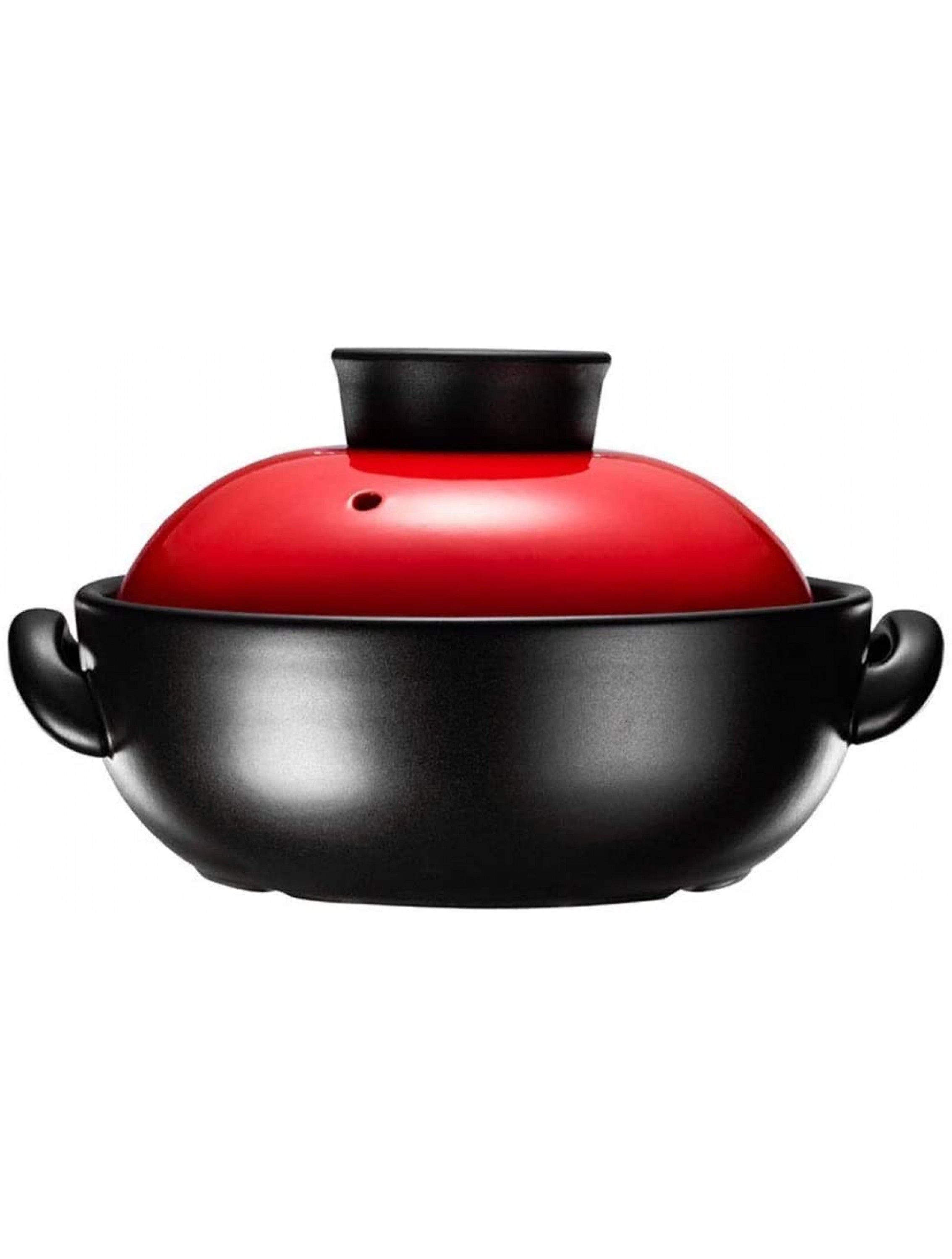 HIZLJJ Enameled Cast Iron Shallow Casserole Pan With Cover Casserole Fashion Soup Pot Nutritious Porridge Pot Kitchen Pot Pot Clay Pot - BNGY93JG3