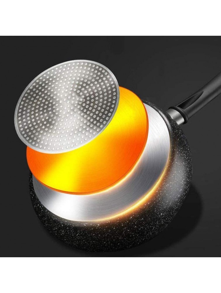 Non-Stick Frying Pan Maifanshi Milk Pot Non-stick Baby Baby Food Supplement Pot Multi-function Soup Pot 26cm with Toughened Glass Lid and Non-Slip Stay-Cool Handles nonstick - BF67MIP1L