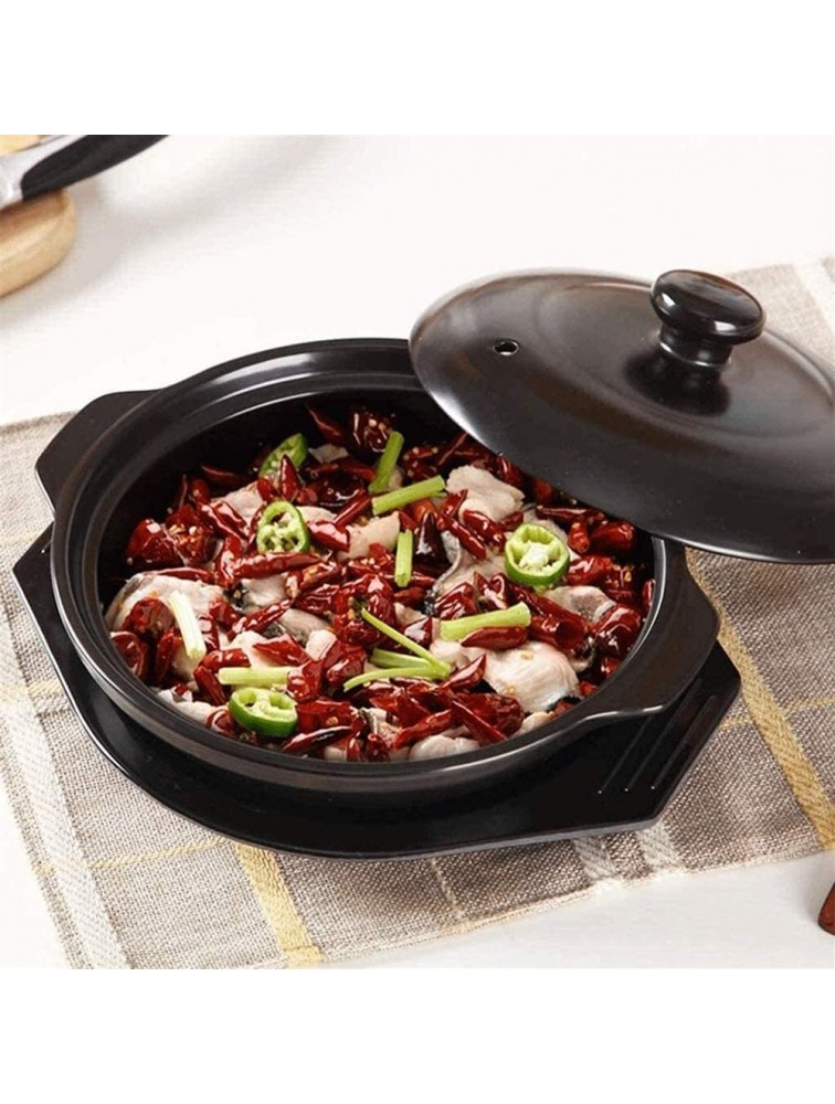 Z-COLOR Household Soup Casserole Health Kitchen Cookware with Lid Ceramic NonStick Casserole Stew Pot Boiled Noodles with Handle Stone Pot Two Sizes Size : 550ML - B6NY1VN72