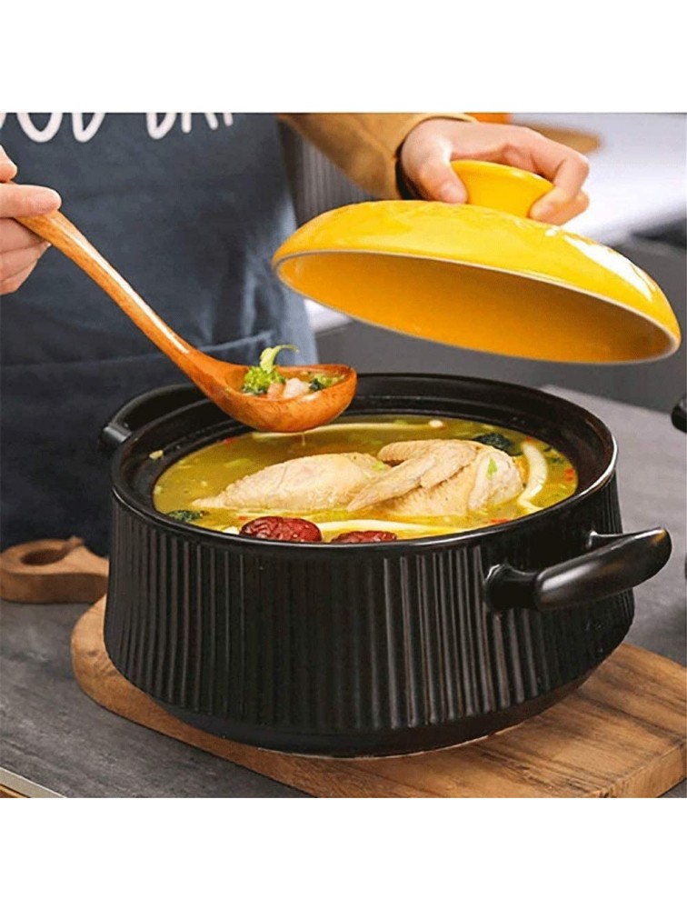 Z-COLOR Household Soup Casserole High Capacity Dual Handle Casserole Heatresistant Slow Cooking Soup Hot Pot,notstick Casserole Dish Size : 4L - BQK2KF32G