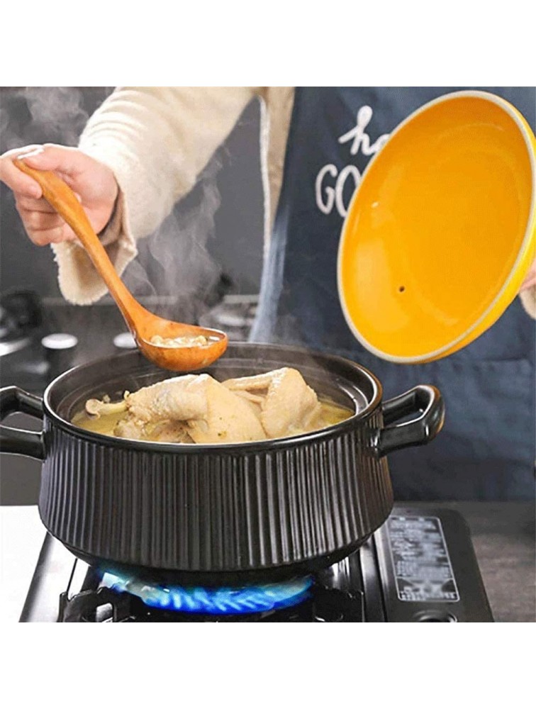 Z-COLOR Household Soup Casserole High Capacity Dual Handle Casserole Heatresistant Slow Cooking Soup Hot Pot,notstick Casserole Dish Size : 4L - BQK2KF32G