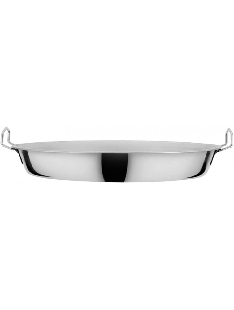 01SHIRTS Steaming Tray Pan Cold Noodle Making Tools Stainless Steel Steamed Rice Tray Cake Dish Chinese Liangpi Steamer Pan ound Cake Pan Fruit Tray for Home Kitchen - BUB0VLVX9