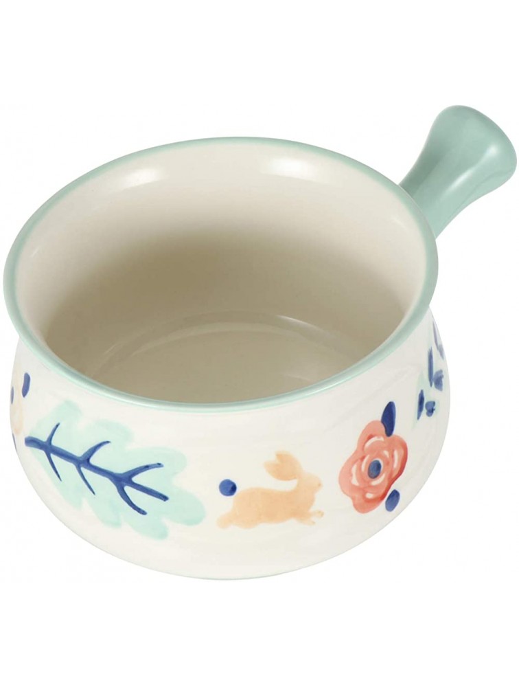 DOITOOL Milk Pot Ceramic Coating Pot Non- Stick Saucepan Butter Warmer Microwaveable Cooking Pot Green - BEQCLJ2I4
